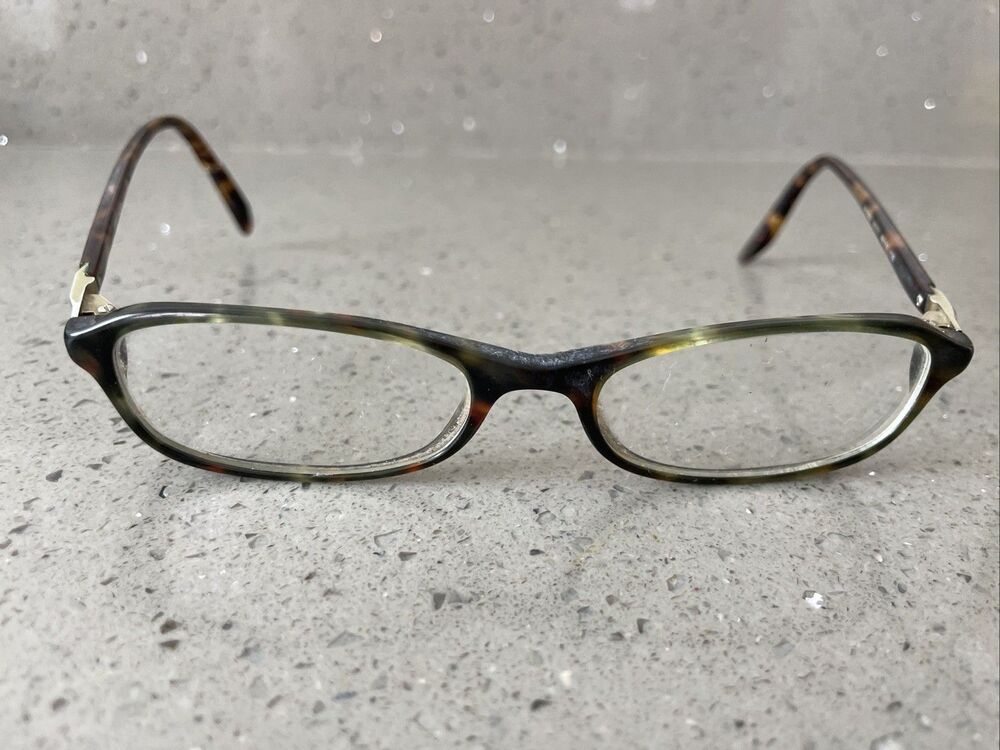 Anne Klein Eyeglasses Frames Only AK8021 K5171 Brown Oval Full Rim 49-17-135